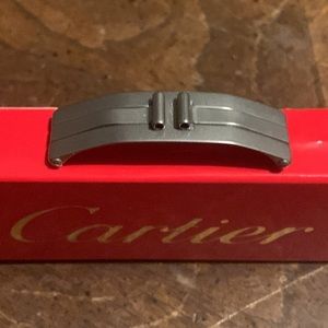 *NIB* Authentic Cartier Stainless Steel Deployant clasp metal bracelet VC280659